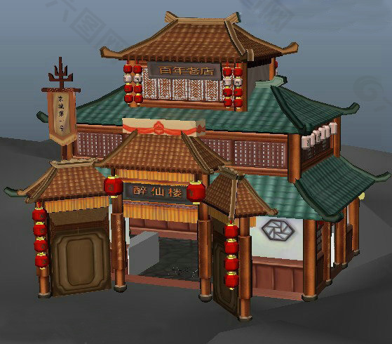 中式古典的建筑