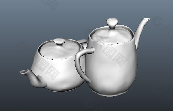 3D茶壶抛光