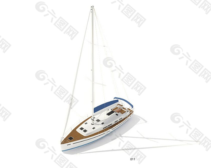 比赛帆船模型