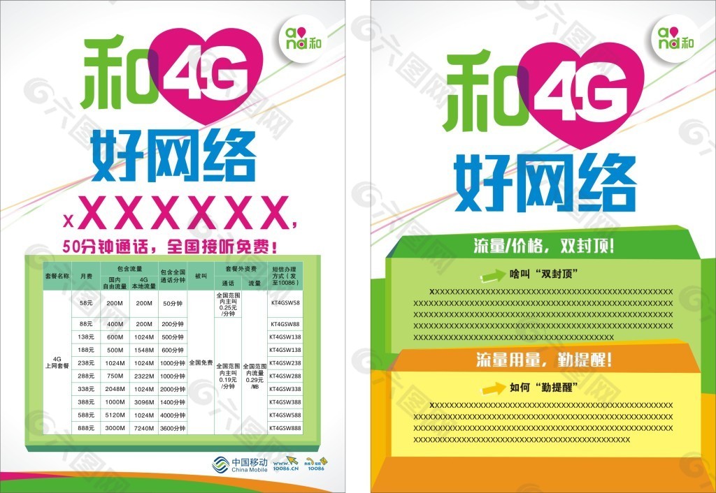 4G单页