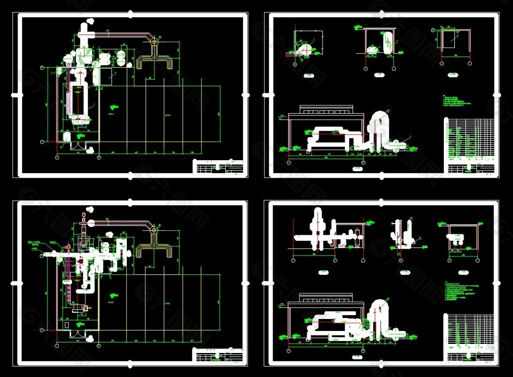 锅炉设计圈套图纸