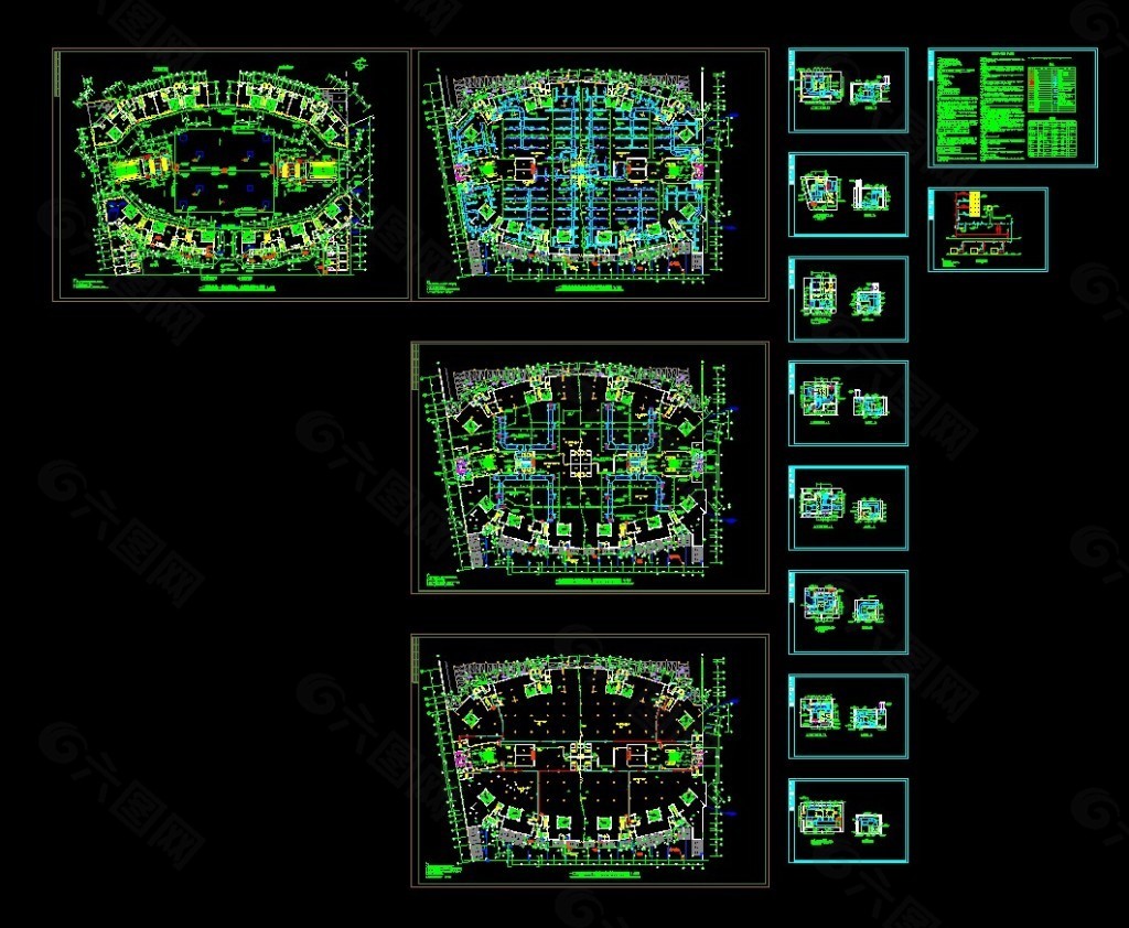 某地下商场中央空调图纸