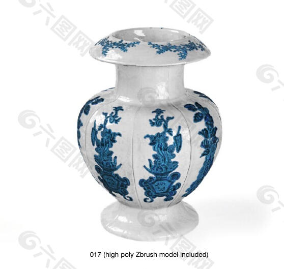 青花瓷花瓶图片 青花瓷花瓶素材 青花瓷花瓶模板免费下载 六图网
