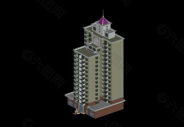 居民住宅区3D模型