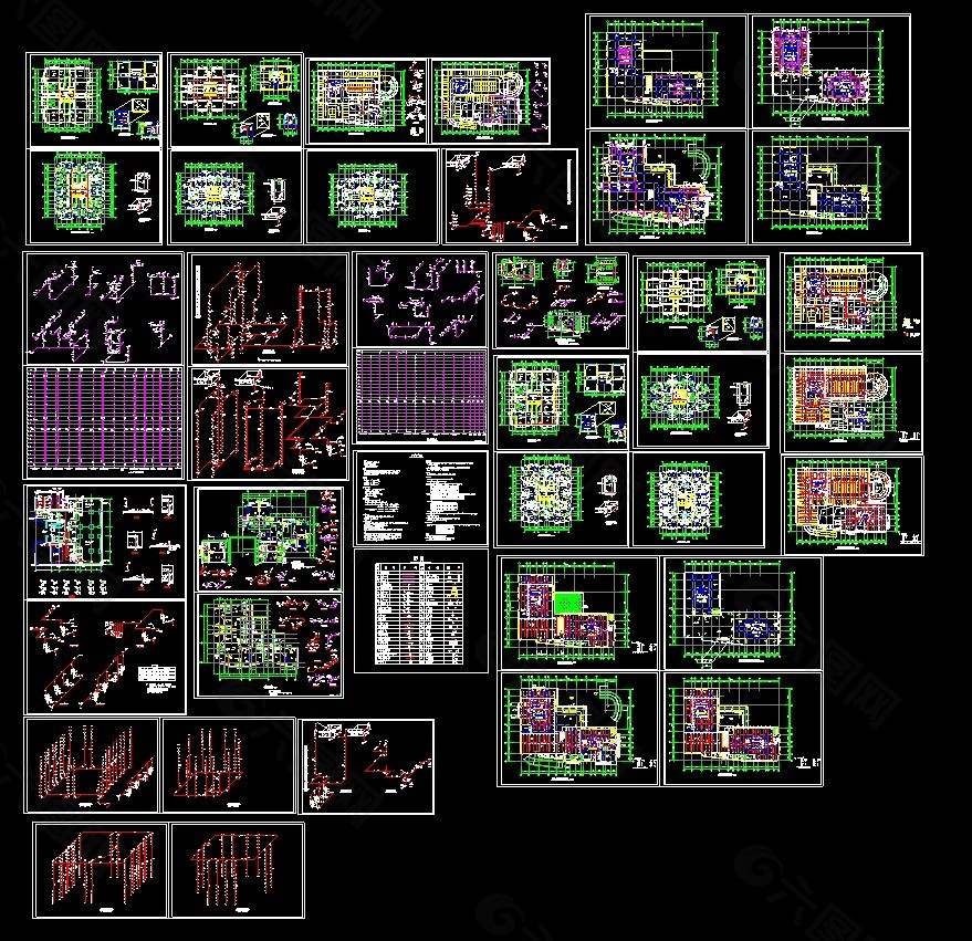 某28层高层住宅给排水施工图