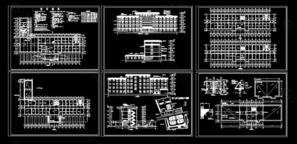 某师门诊楼建施图