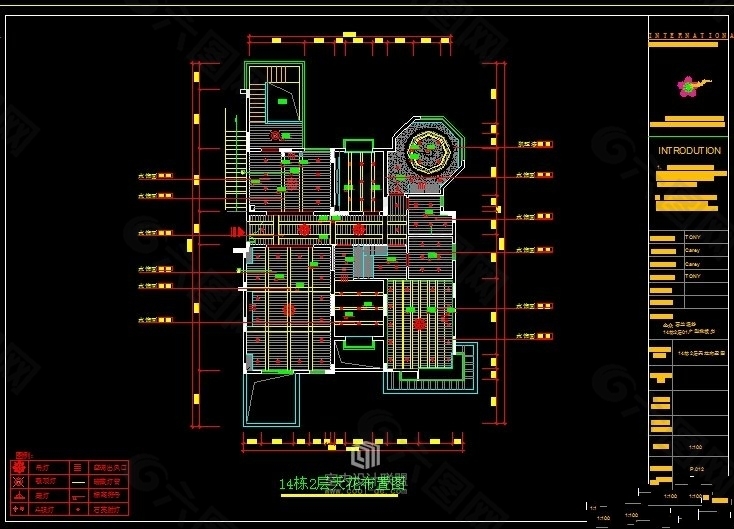 世纪樱花田园风格施工图及效果图