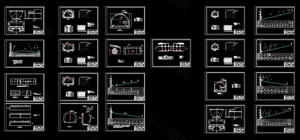 隧道施工图（全套）包括照明通风