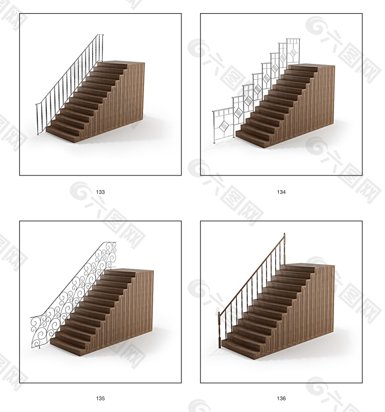 楼梯和栏杆