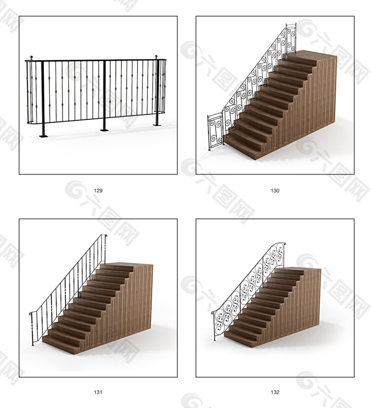 铁艺楼梯栏杆
