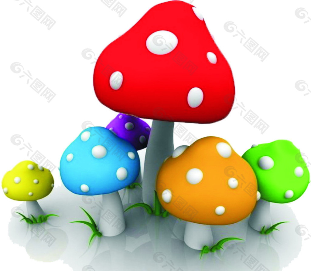 可爱卡通蘑菇头图片素材-编号08286015-图行天下
