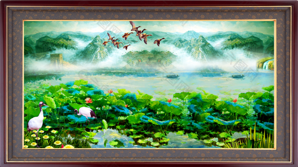 风景山水画