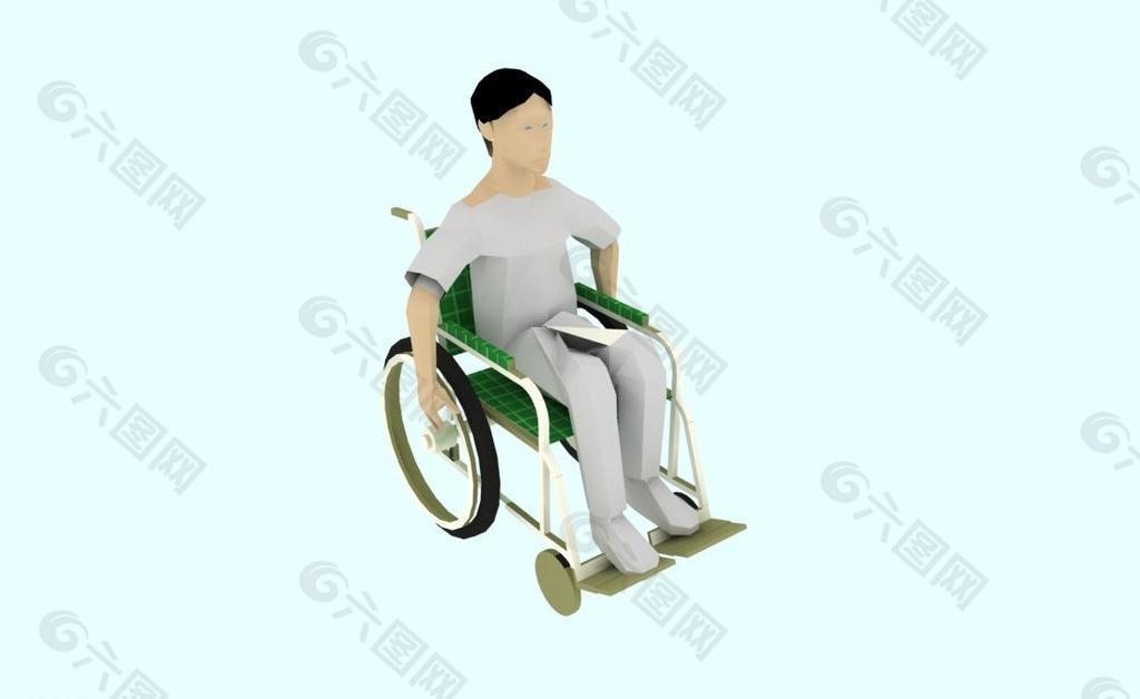 轮椅男人