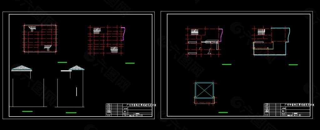 出租自住混合楼建筑方案CAD图纸