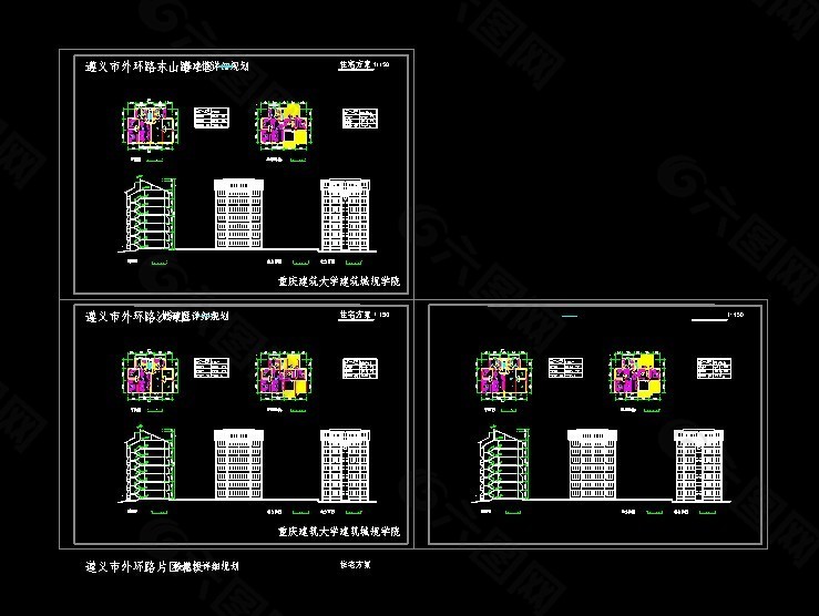 某多层住宅修建详细图纸dwg格式