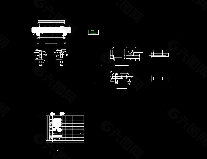 xx厂房吊车车梁整套cad设计施工图纸