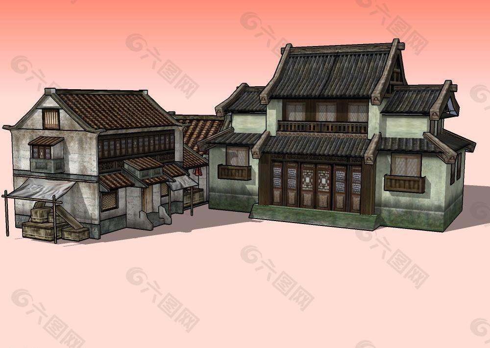 民居3D模型