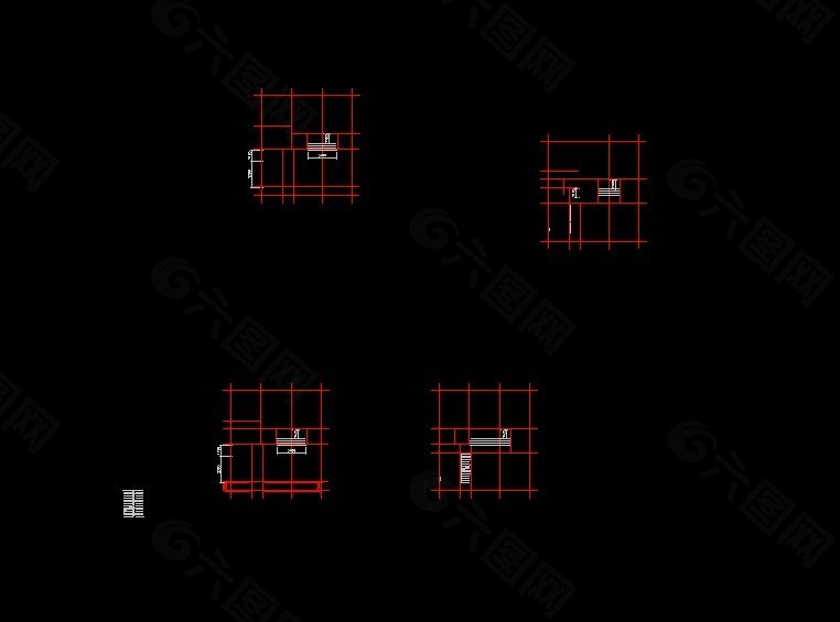 国家项目农村经济适用房建筑CAD设计