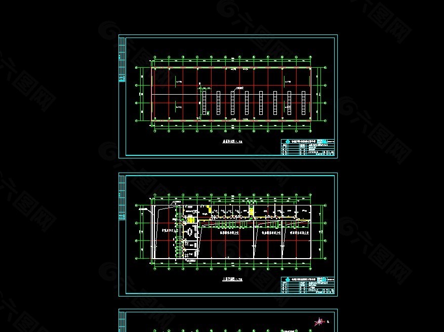 某汽车有限公司展厅建筑设计平立面