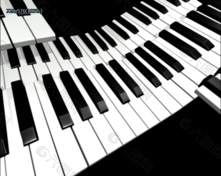 钢琴视频素材