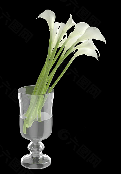 花瓶 3d模型