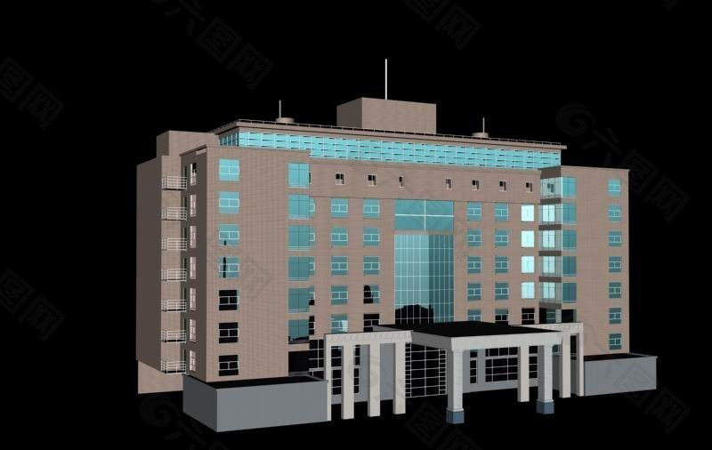 现代建筑3d模型