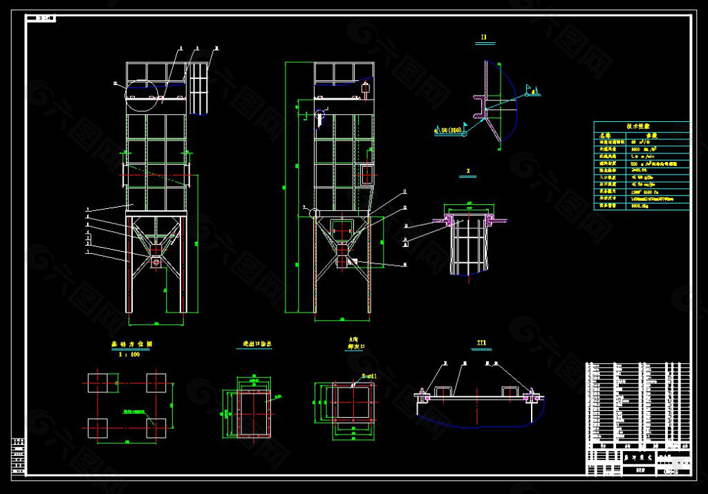 CM48布袋除尘器总图
