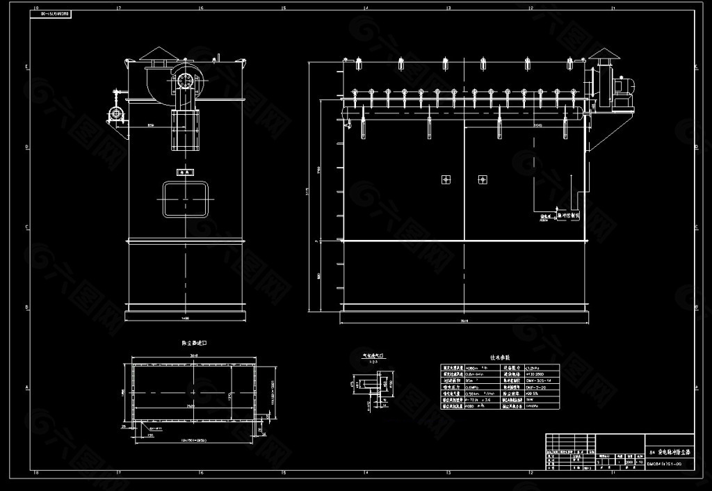 DMC84除尘器图纸