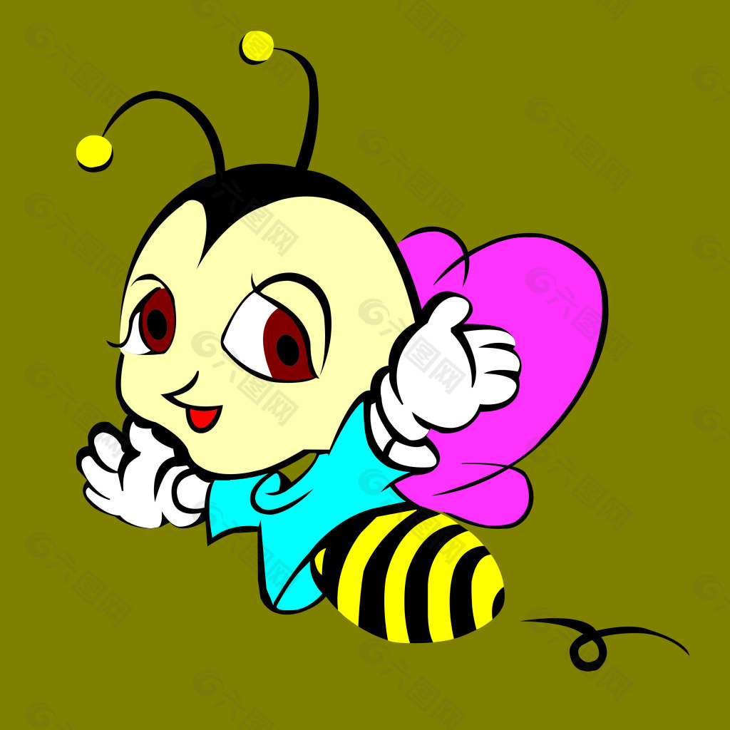 蜜蜂卡通