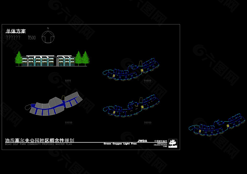 疗养院建筑图