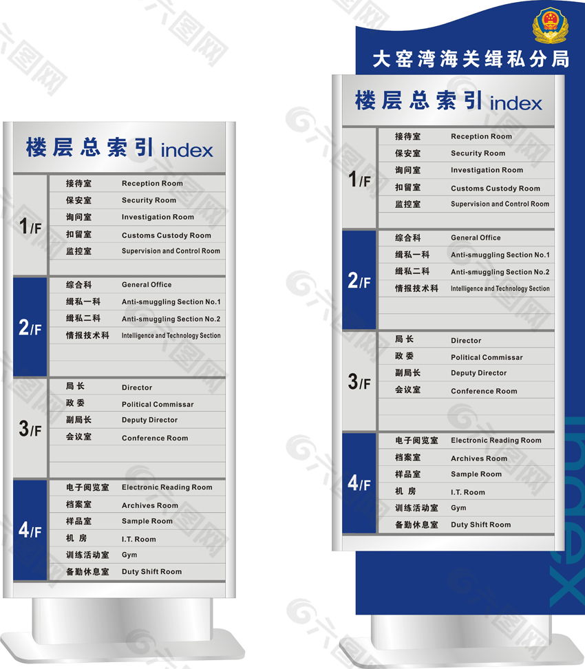 楼层指示牌