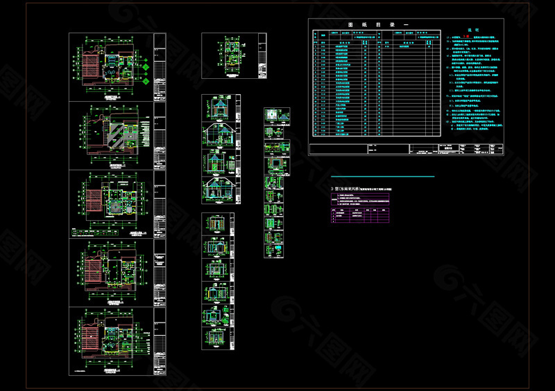 别墅装修图纸源文件
