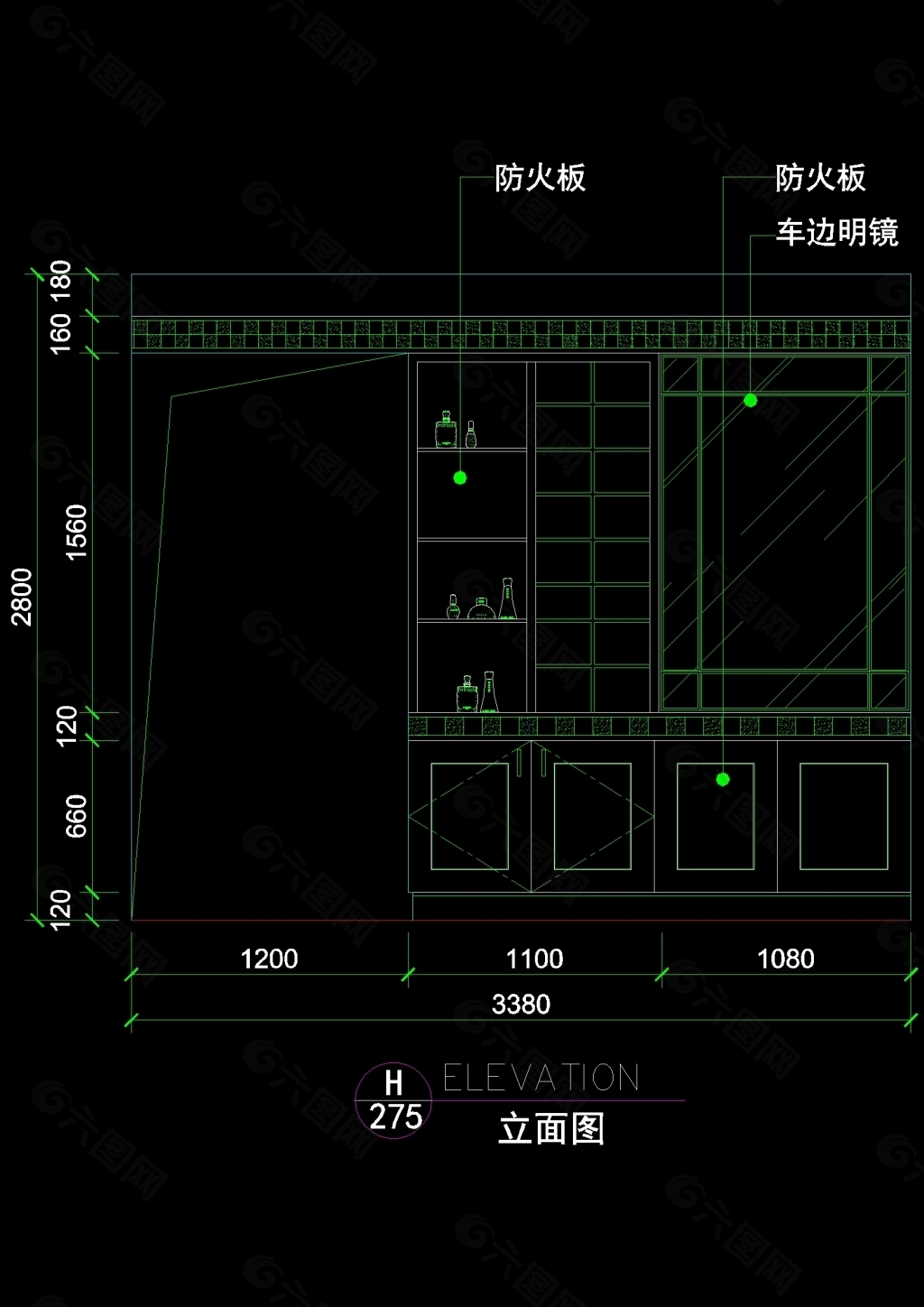 车间立面图