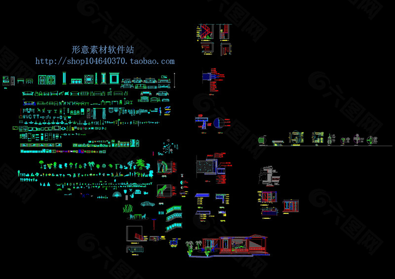 立面图库