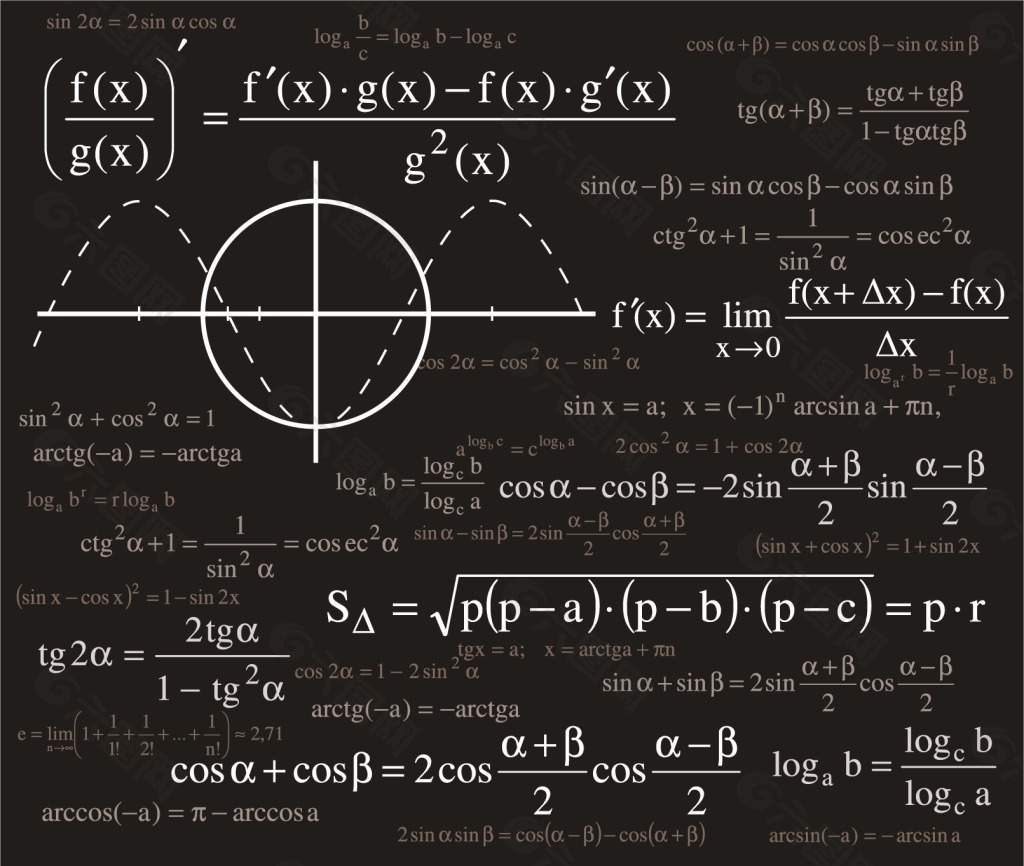 数学与物理公式矢量