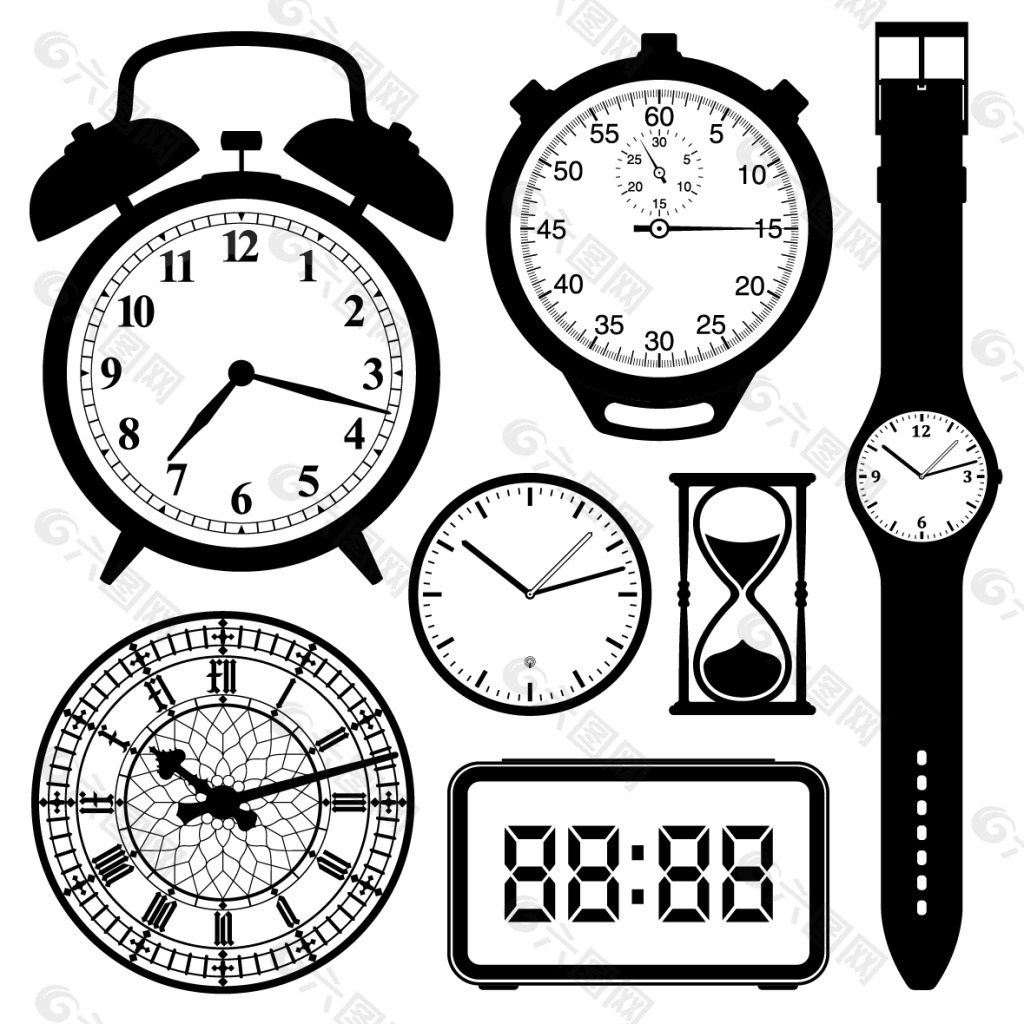 Mono Clock——材料的互动，低调的设计，一款简单却引人注目的钟表 - 普象网
