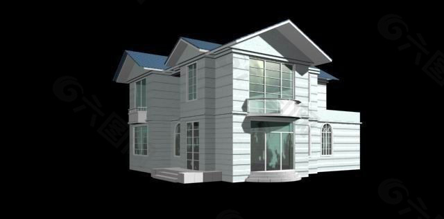 住宅建筑3d模型
