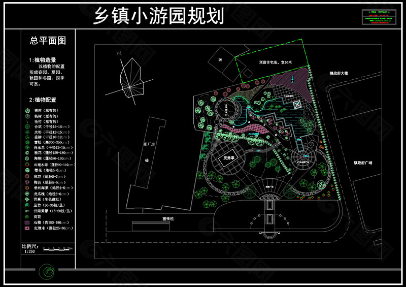 乡镇小游园规划