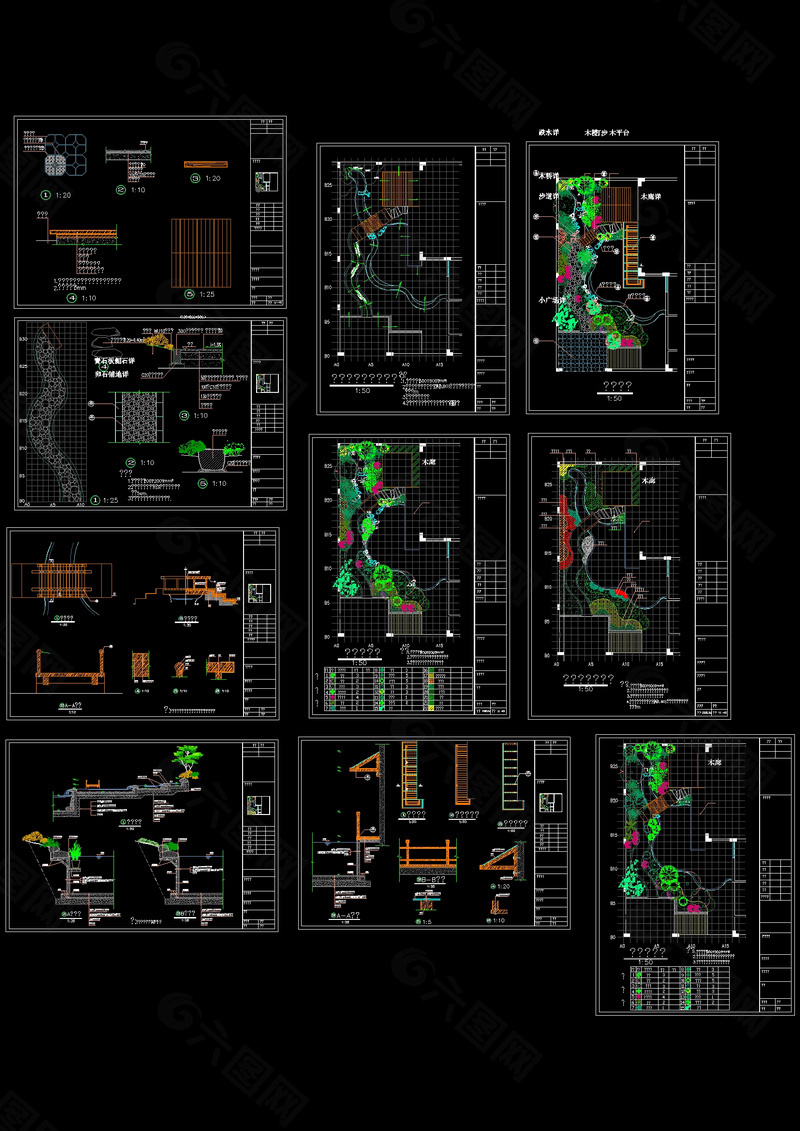 园林绿化施工详图