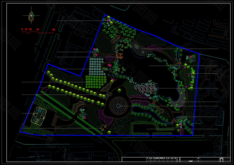 公园规划图纸