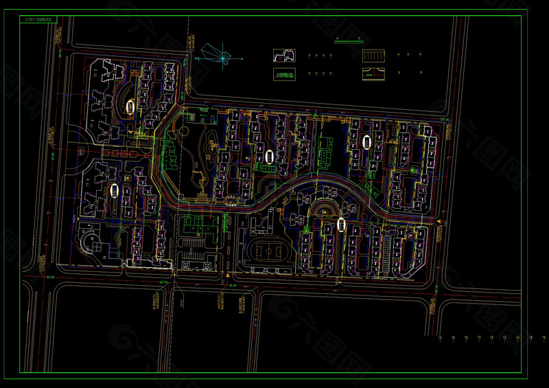 某小区总平面布置图