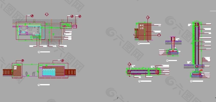 某公园入口景观设计施工详图