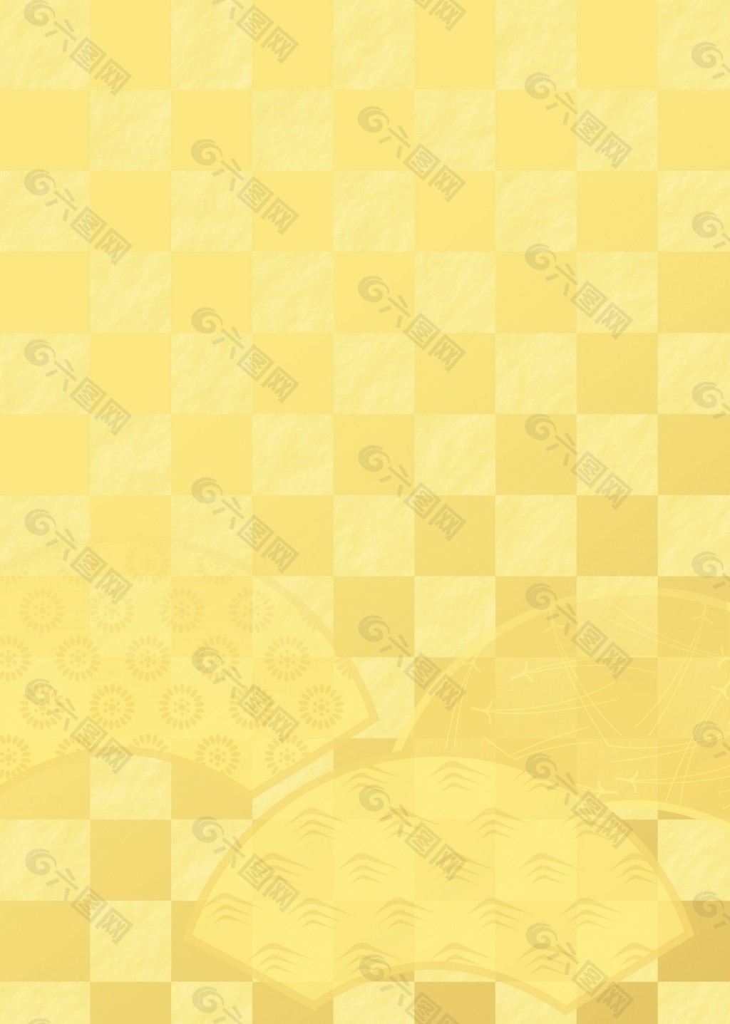 黄色格子背景