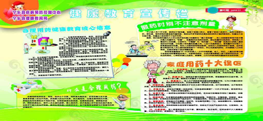 合理用药宣传栏
