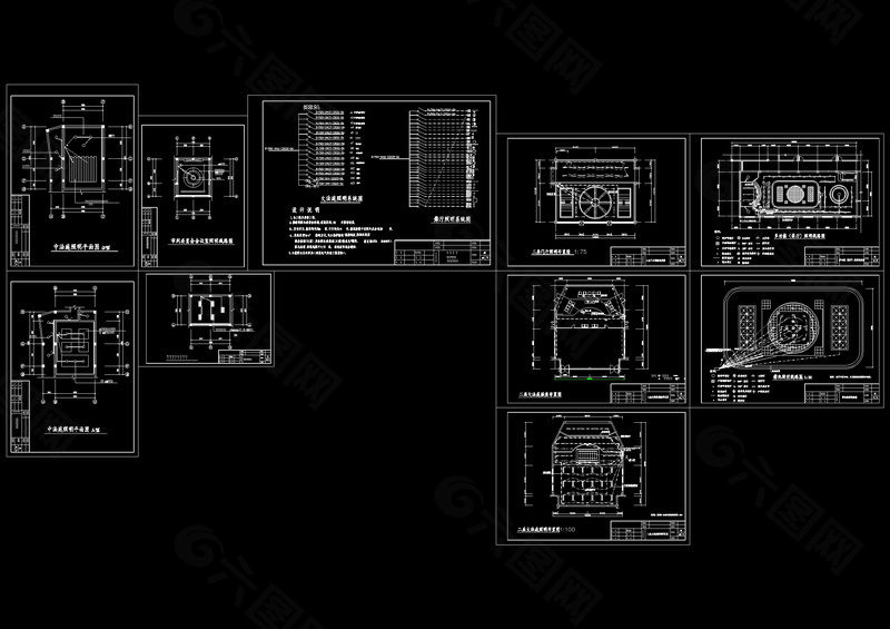 法院工程装饰cad施工图