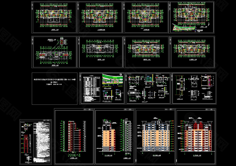 凤凰花园cad图纸