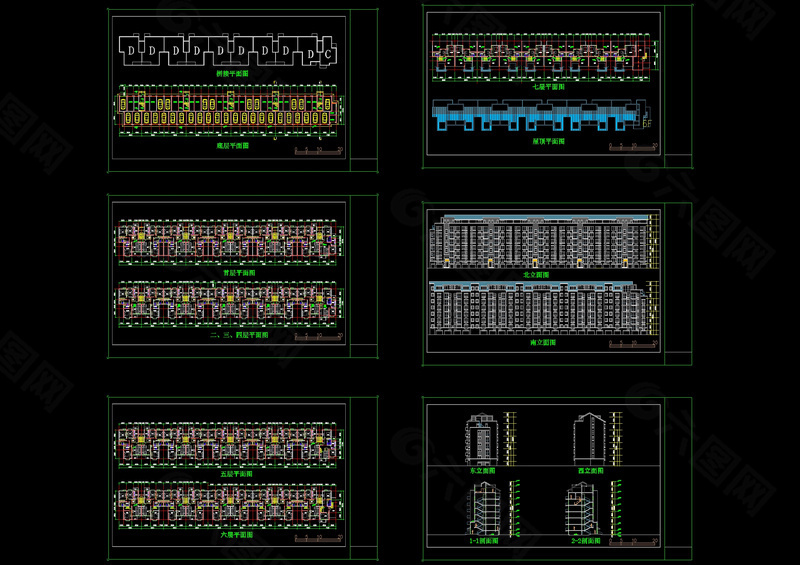 某小区住宅cad图纸