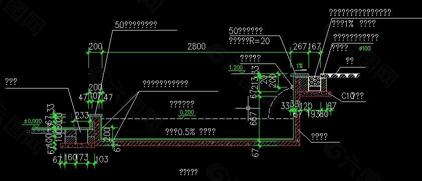 水池做法CAD详图