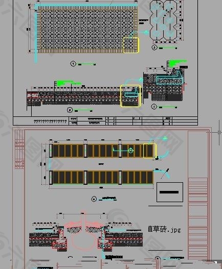 会所停车位施工图