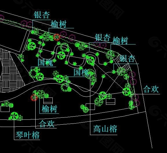 公园全套图纸CAD